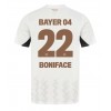 Bayer Leverkusen Victor Boniface #22 Bortatröja 2024-25 Korta ärmar